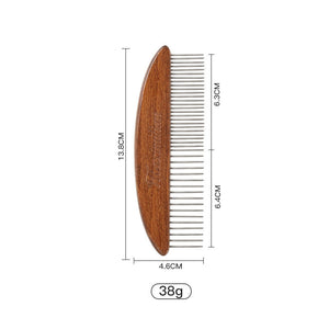 Pet Grooming Comb Solid Wood Antique