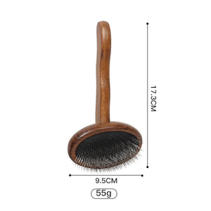 Pet Grooming Comb Solid Wood Antique