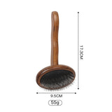 Pet Grooming Comb Solid Wood Antique