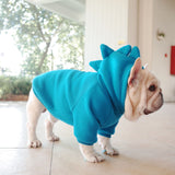 Pet Clothes Blue Spike Hoodie