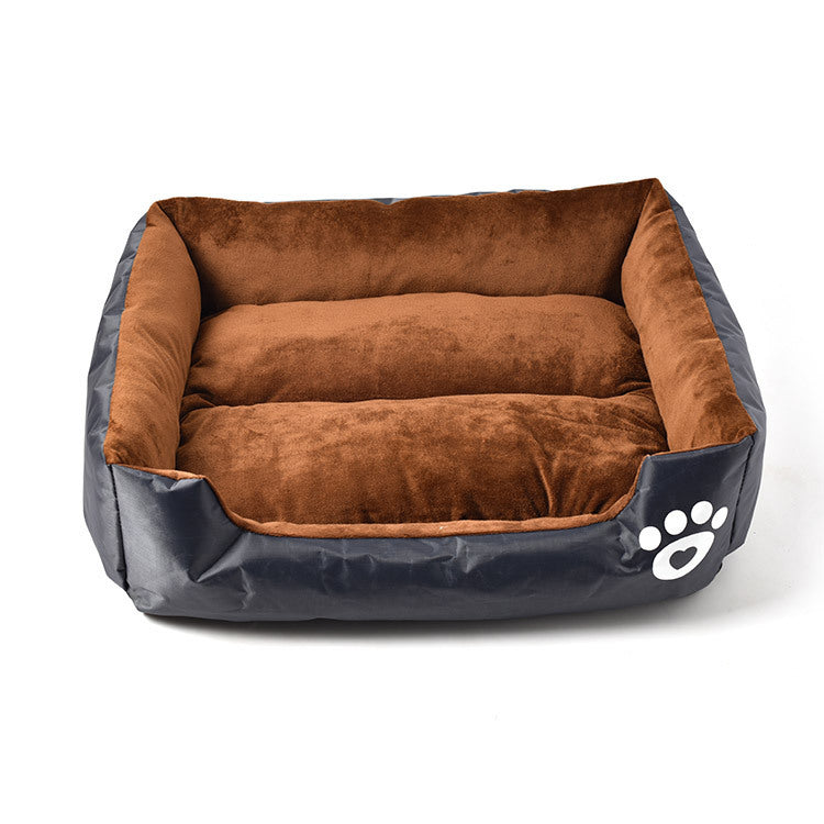 Pet Bed Rectangle Soft Oxford Fiber
