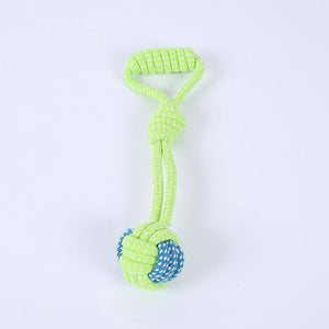 Bite-resistant Cotton Rope Teeth Cleaning Rope Knotting Cat And Dog Toy Set