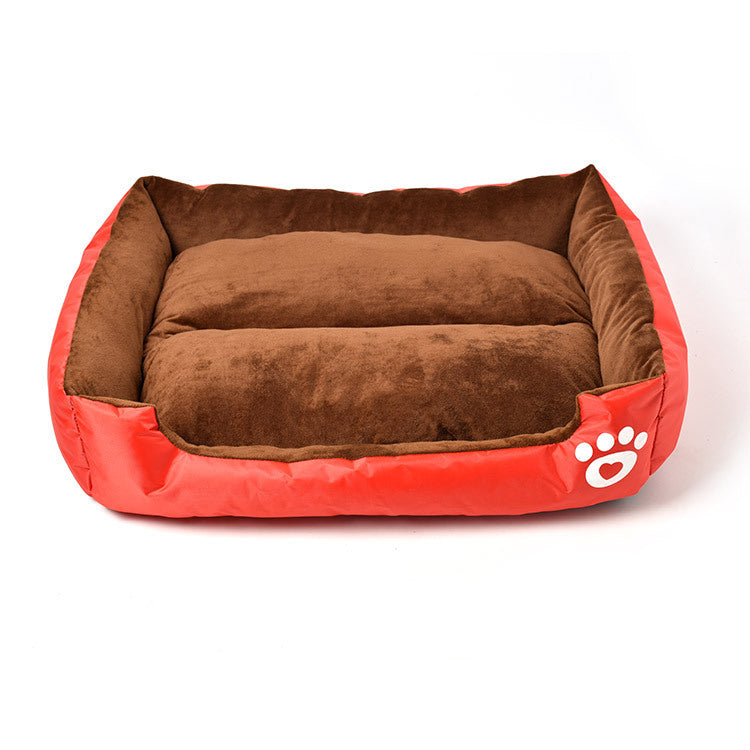 Pet Bed Rectangle Soft Oxford Fiber