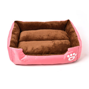 Pet Bed Rectangle Soft Oxford Fiber
