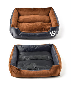 Pet Bed Rectangle Soft Oxford Fiber