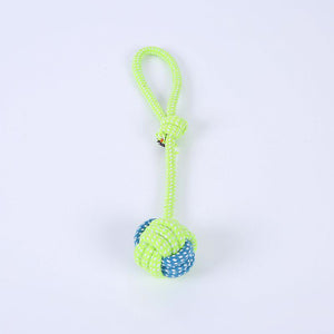 Bite-resistant Cotton Rope Teeth Cleaning Rope Knotting Cat And Dog Toy Set