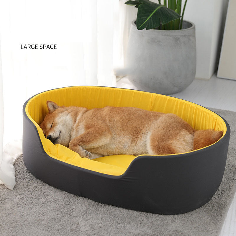 Pet Bed soft Round Oval Bed