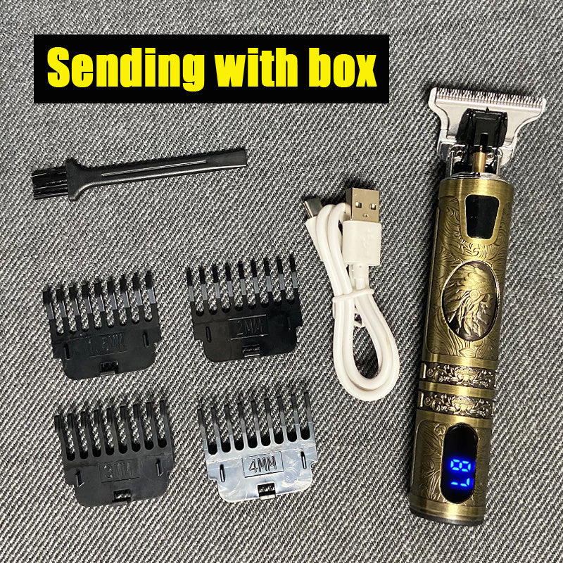 Pet Grooming Hair clipper Gold Engraving