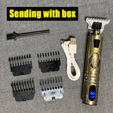 Pet Grooming Hair clipper Gold Engraving