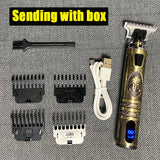 Pet Grooming Hair clipper Gold Engraving