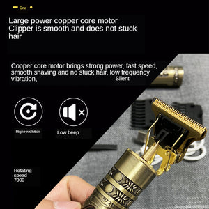 Pet Grooming Hair clipper Gold Engraving