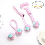 Bite-resistant Cotton Rope Teeth Cleaning Rope Knotting Cat And Dog Toy Set