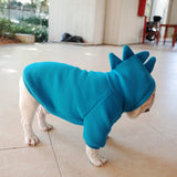 Pet Clothes Blue Spike Hoodie