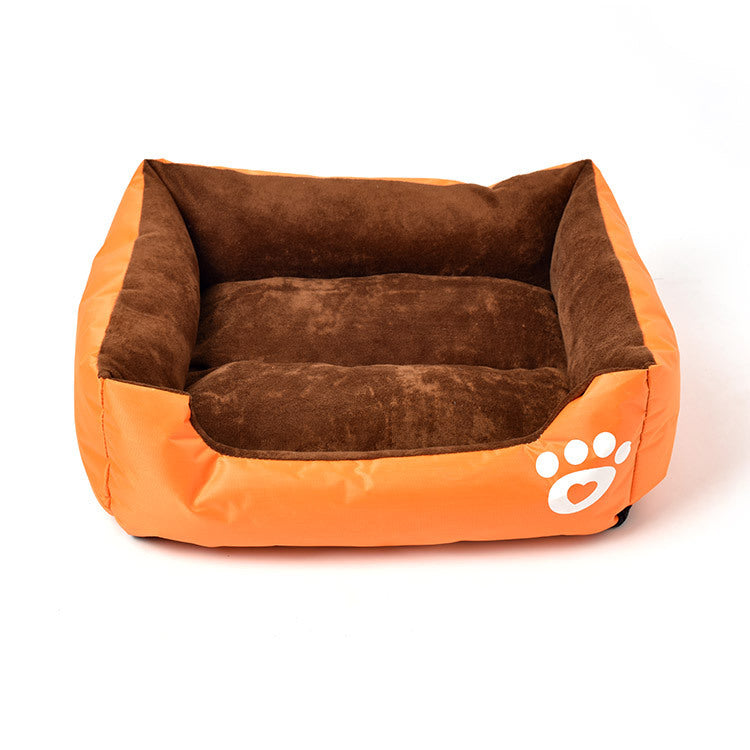 Pet Bed Rectangle Soft Oxford Fiber
