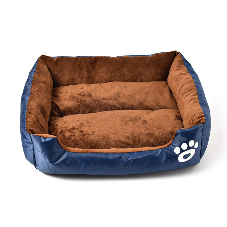 Pet Bed Rectangle Soft Oxford Fiber