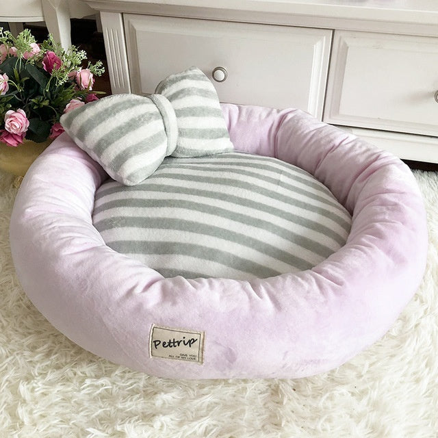 Pet Bed Round Soft Round Pettrip