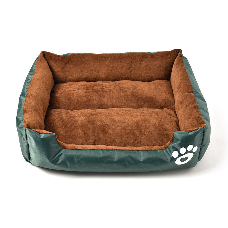 Pet Bed Rectangle Soft Oxford Fiber