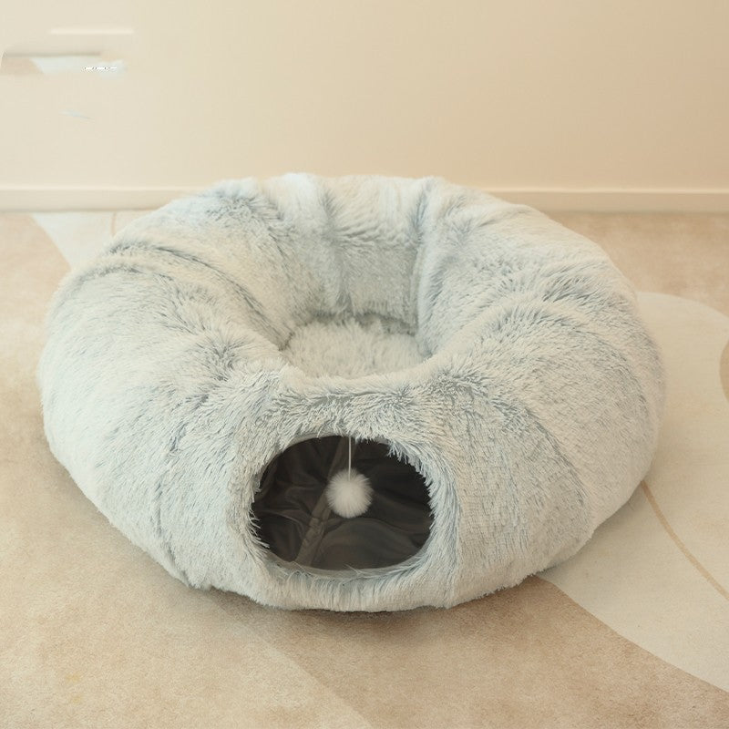 Pet Bed Soft Round Closed Cat Tunnel