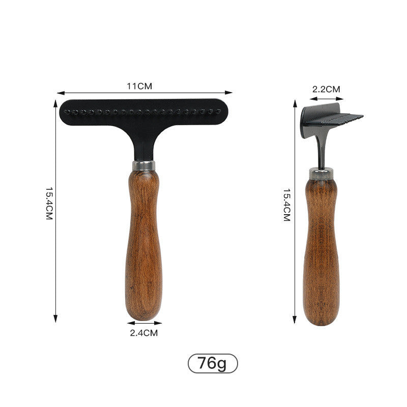 Pet Grooming Comb Solid Wood Antique