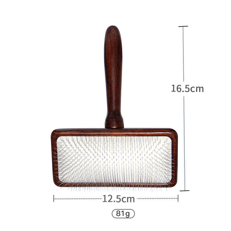 Pet Grooming Comb Solid Wood Antique