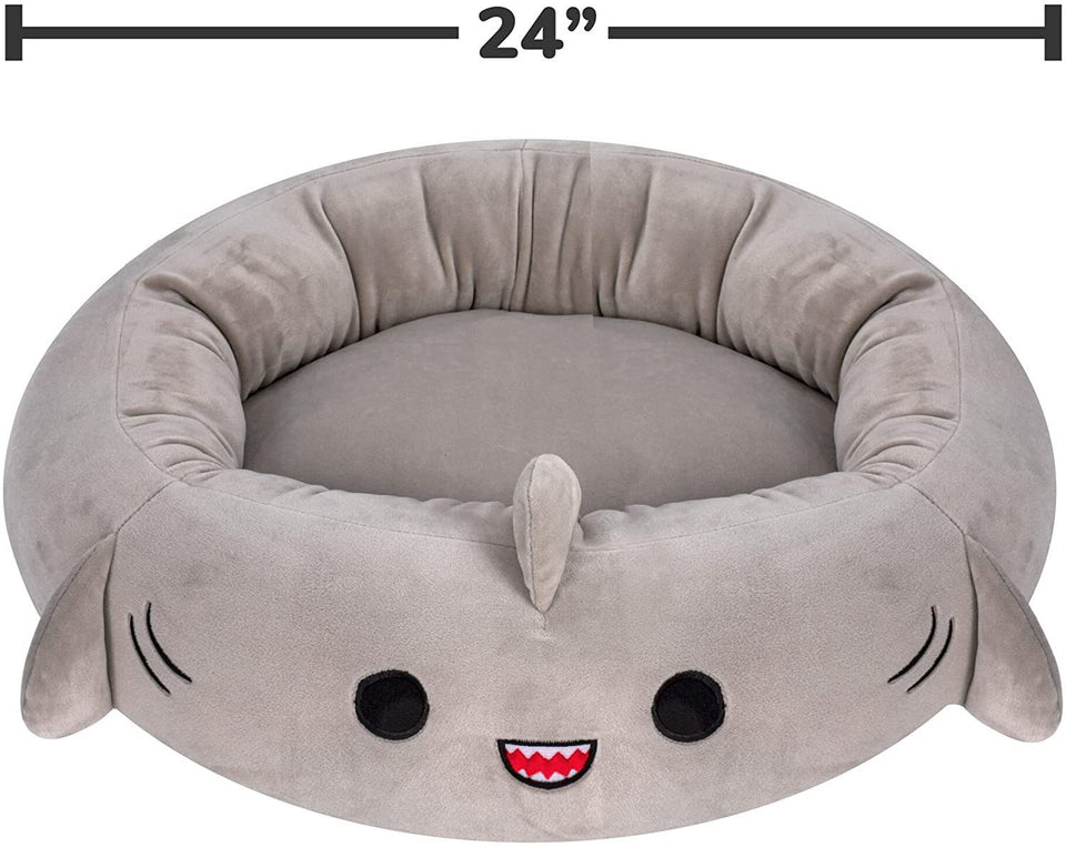 Pet Bed Cartoon Round Soft Cushion