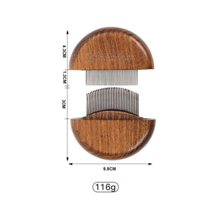 Pet Grooming Comb Solid Wood Antique
