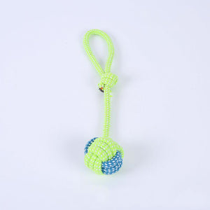 Bite-resistant Cotton Rope Teeth Cleaning Rope Knotting Cat And Dog Toy Set