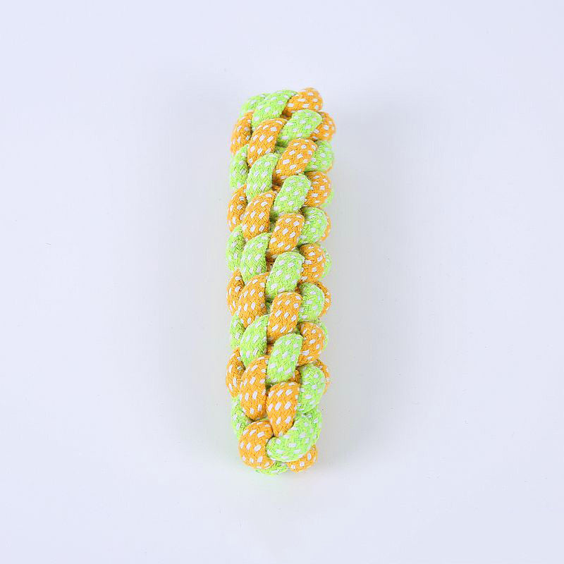 Bite-resistant Cotton Rope Teeth Cleaning Rope Knotting Cat And Dog Toy Set