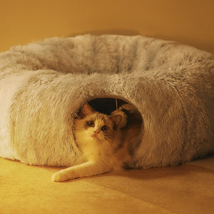 Pet Bed Soft Round Closed Cat Tunnel