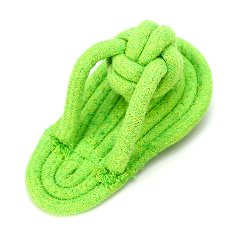 Bite-resistant Cotton Rope Teeth Cleaning Rope Knotting Cat And Dog Toy Set