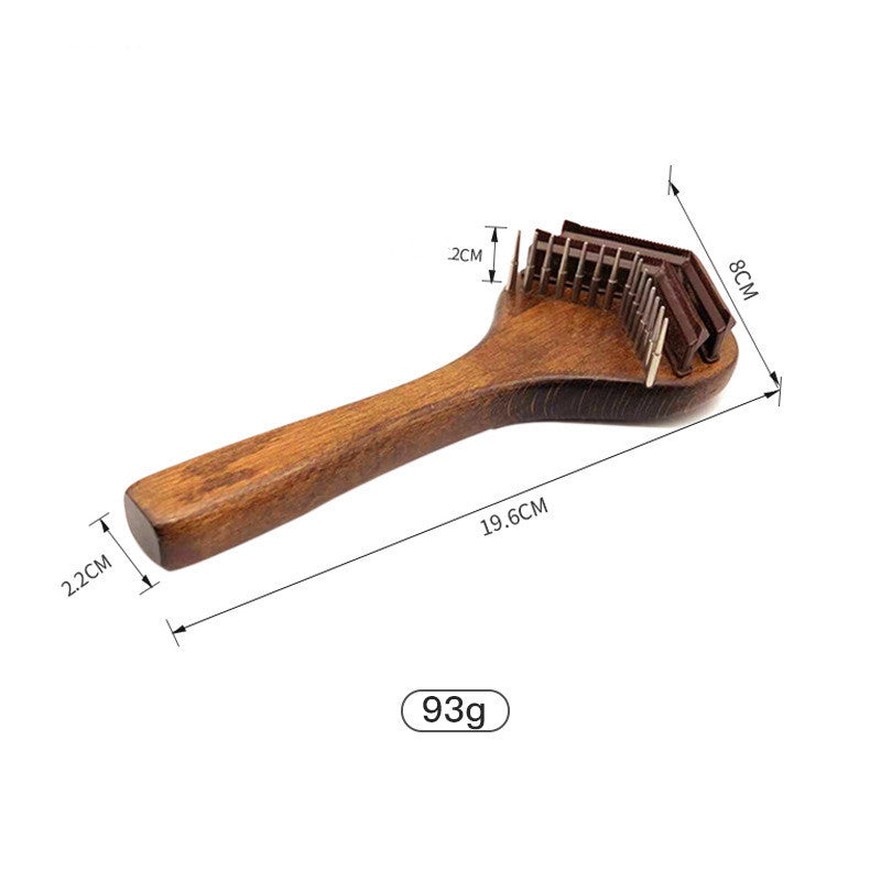 Pet Grooming Comb Solid Wood Antique