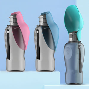 Dogs Water Bottle 800ml Portable Pet Foldable