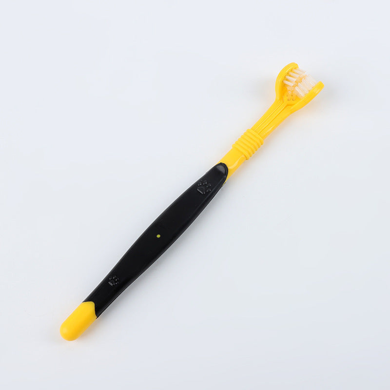 Pet Grooming Toothbrush 3 Side Oral Cleaning