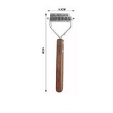 Pet Grooming Comb Solid Wood Antique