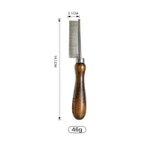 Pet Grooming Comb Solid Wood Antique