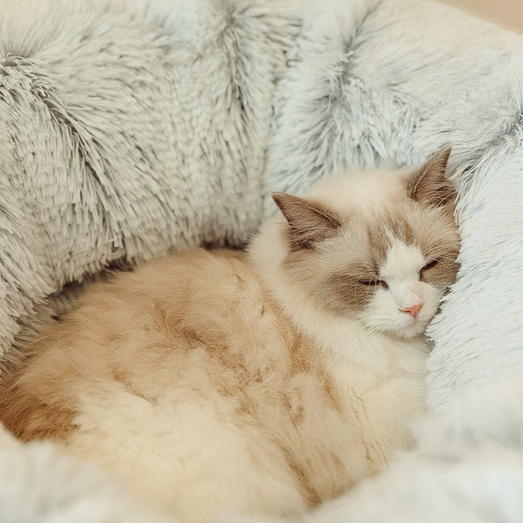 Pet Bed Soft Round Closed Cat Tunnel