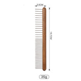 Pet Grooming Comb Solid Wood Antique