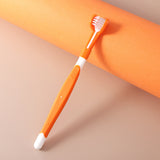Pet Grooming Toothbrush 3 Side Oral Cleaning