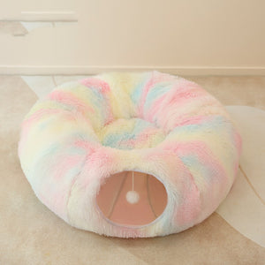 Pet Bed Soft Round Closed Cat Tunnel