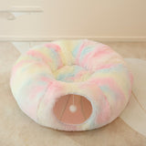 Pet Bed Soft Round Closed Cat Tunnel
