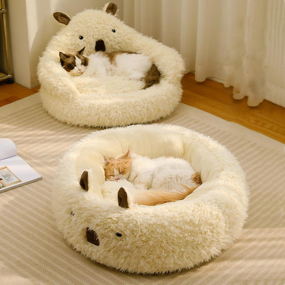 Pet Bed Cute Alpaca Soft