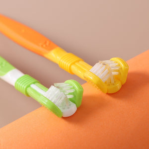 Pet Grooming Toothbrush 3 Side Oral Cleaning