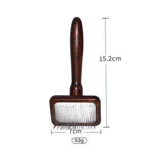 Pet Grooming Comb Solid Wood Antique