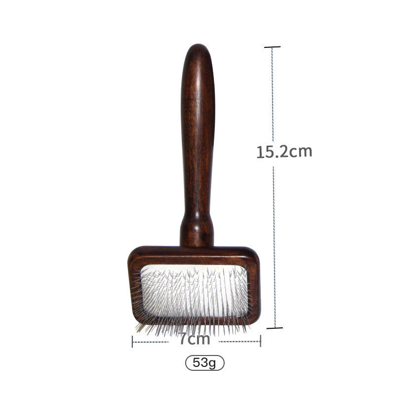 Pet Grooming Comb Solid Wood Antique