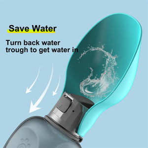 Dogs Water Bottle 800ml Portable Pet Foldable