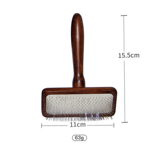 Pet Grooming Comb Solid Wood Antique