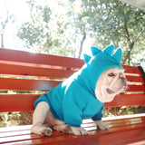 Pet Clothes Blue Spike Hoodie