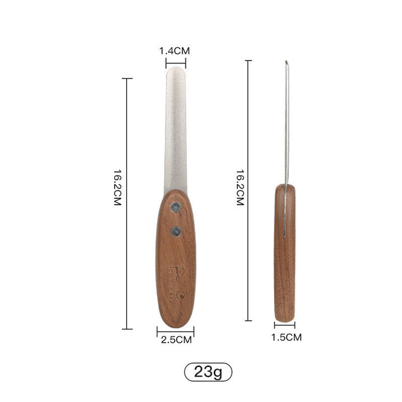 Pet Grooming Comb Solid Wood Antique