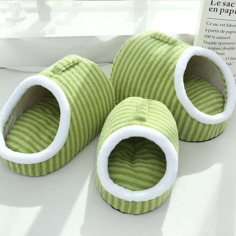 Pet Bed Soft Sandal Shape