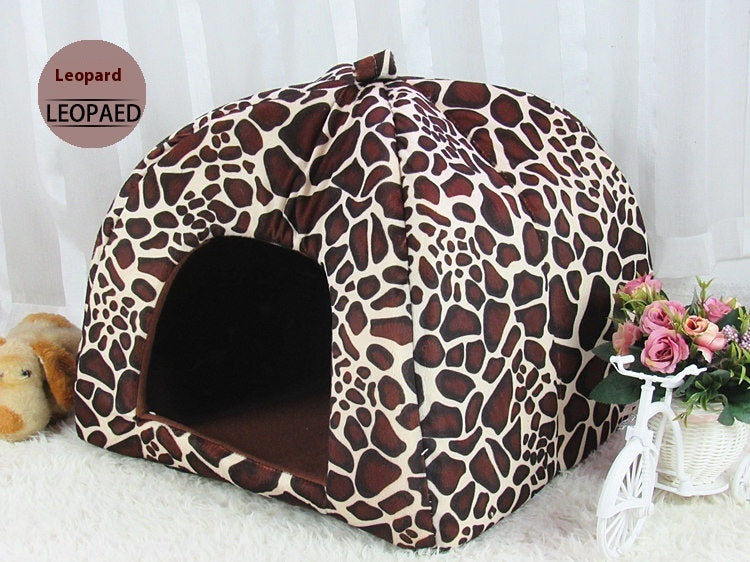 Pet Bed House Soft Fruit Animal Fur